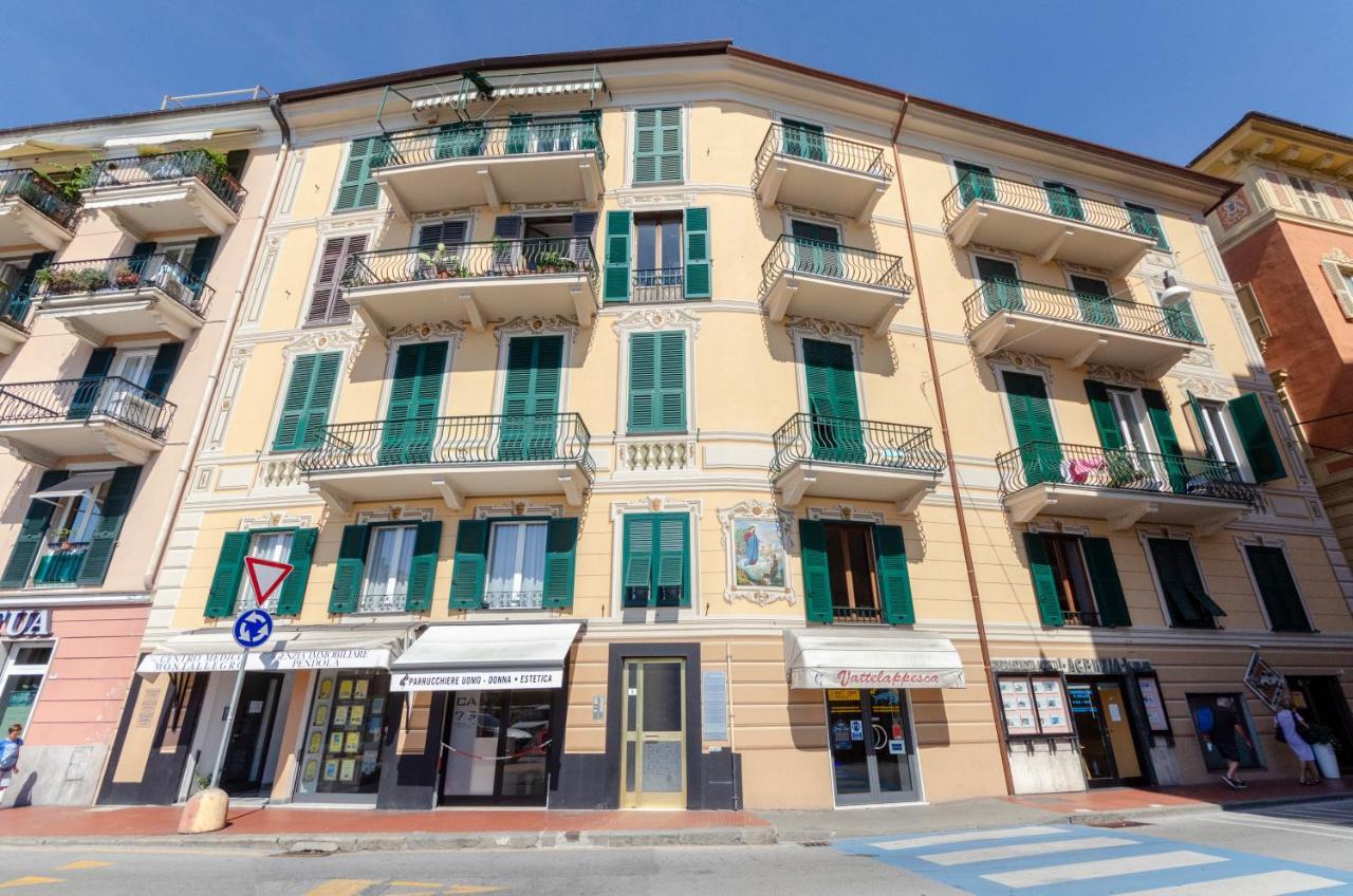 Alla Casa Rosa Al Mare- Centrale A Di Fronte Al Mare- Emozionante- Garage Privato Gratuito A 800 Mt- Aria Condizionata-Wifi Rapallo Esterno foto