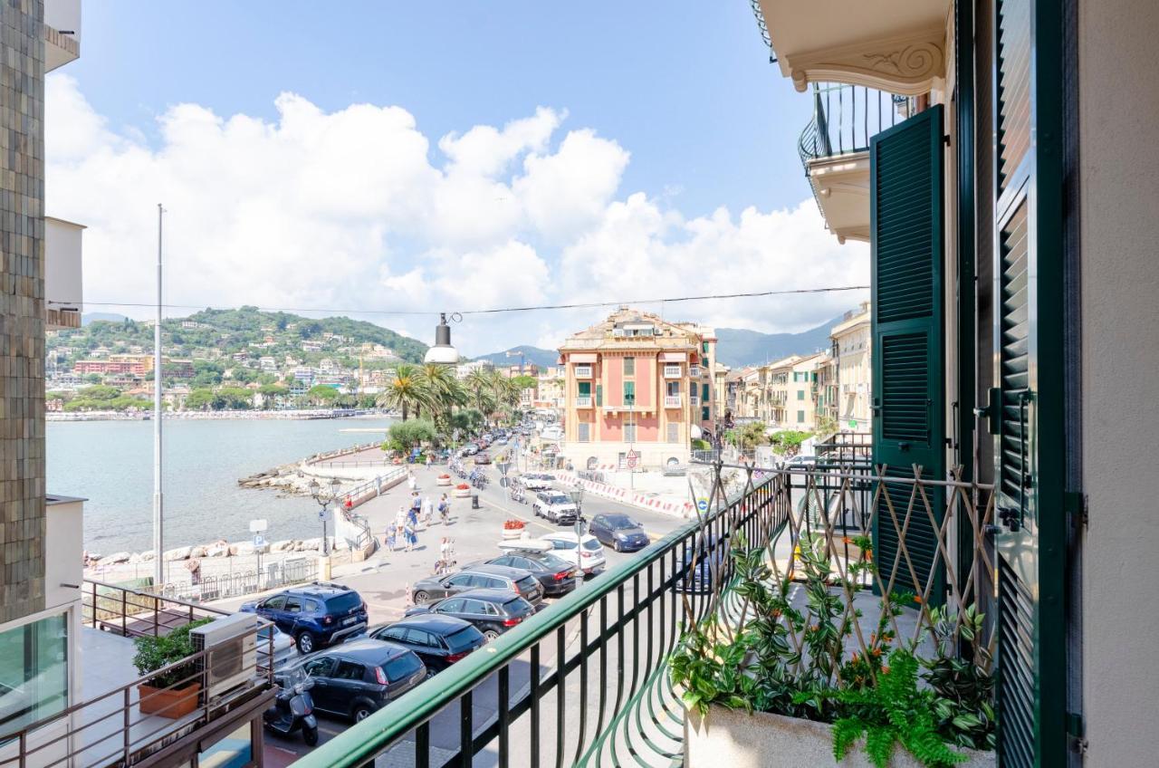 Alla Casa Rosa Al Mare- Centrale A Di Fronte Al Mare- Emozionante- Garage Privato Gratuito A 800 Mt- Aria Condizionata-Wifi Rapallo Esterno foto